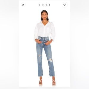 Citizens Of Humanity Blue Straight Leg Jeans